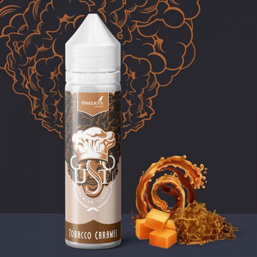 Aroma Concentrato Gusto Tobacco Caramel 20ml Grande Formato - Omerta Liquids