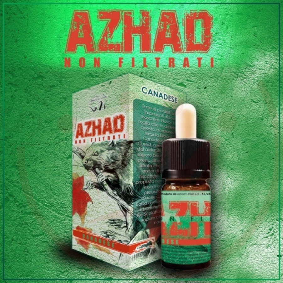 Azhad's Elixirs Non Filtrati - Canadese - Aroma concentrato 10ml