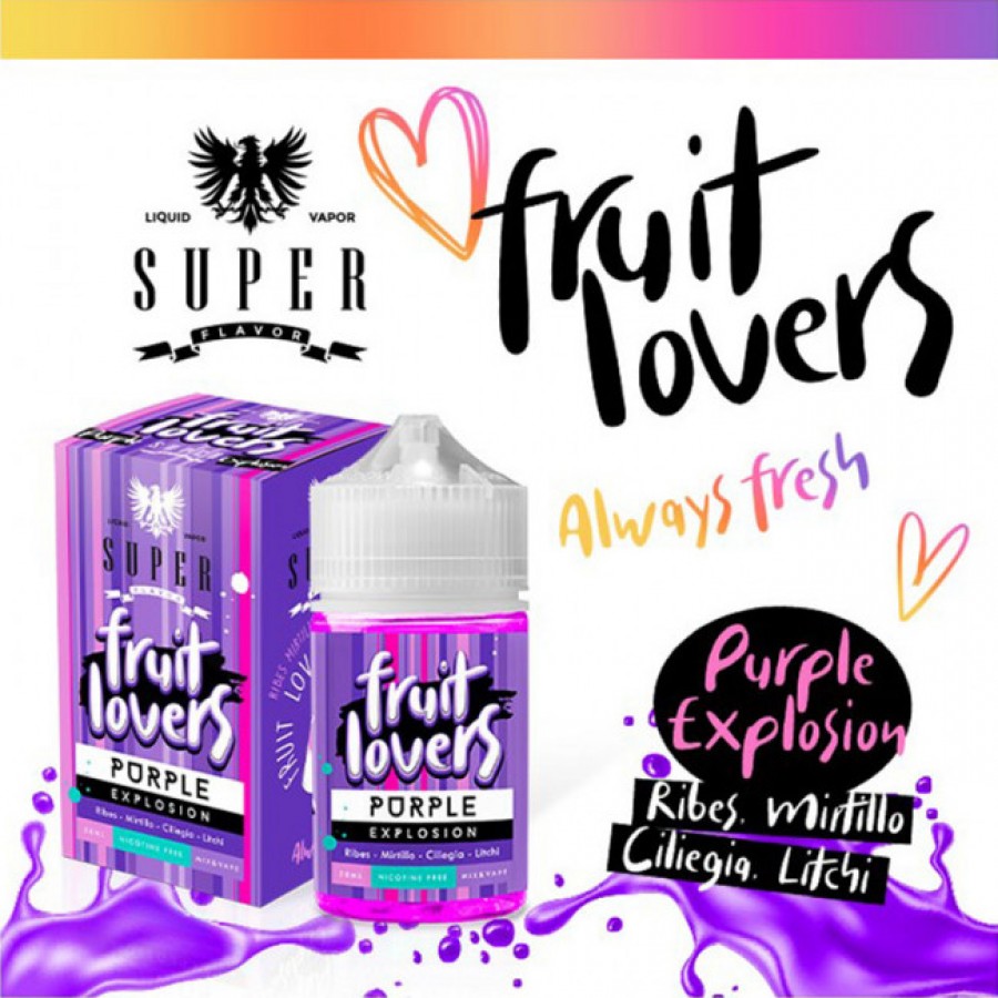 Super Flavor - Fruit Lovers - Purple Explosion Mix&Vape 50ml